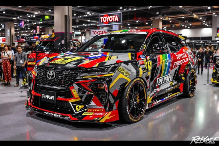 Ce SUV Toyota est si proche d'une Ferrari qu'un propriétaire le badge du cheval cabré