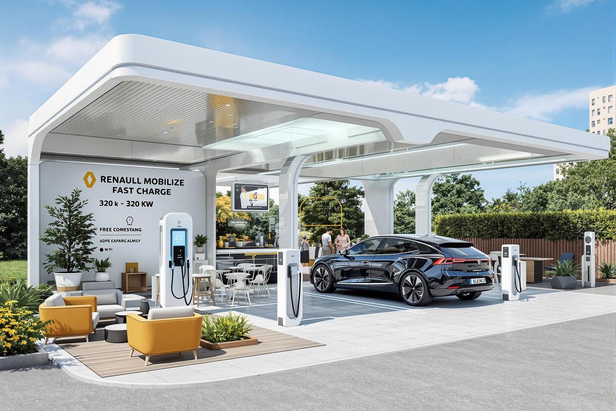 Avec ses premières stations de recharge rapide, Renault fait ce que Tesla n'a jamais réussi à faire