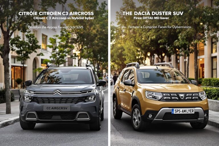 Citroën C3 Aicross face au Dacia Duster : essai comparatif des deux SUV hybrides stars de 2025