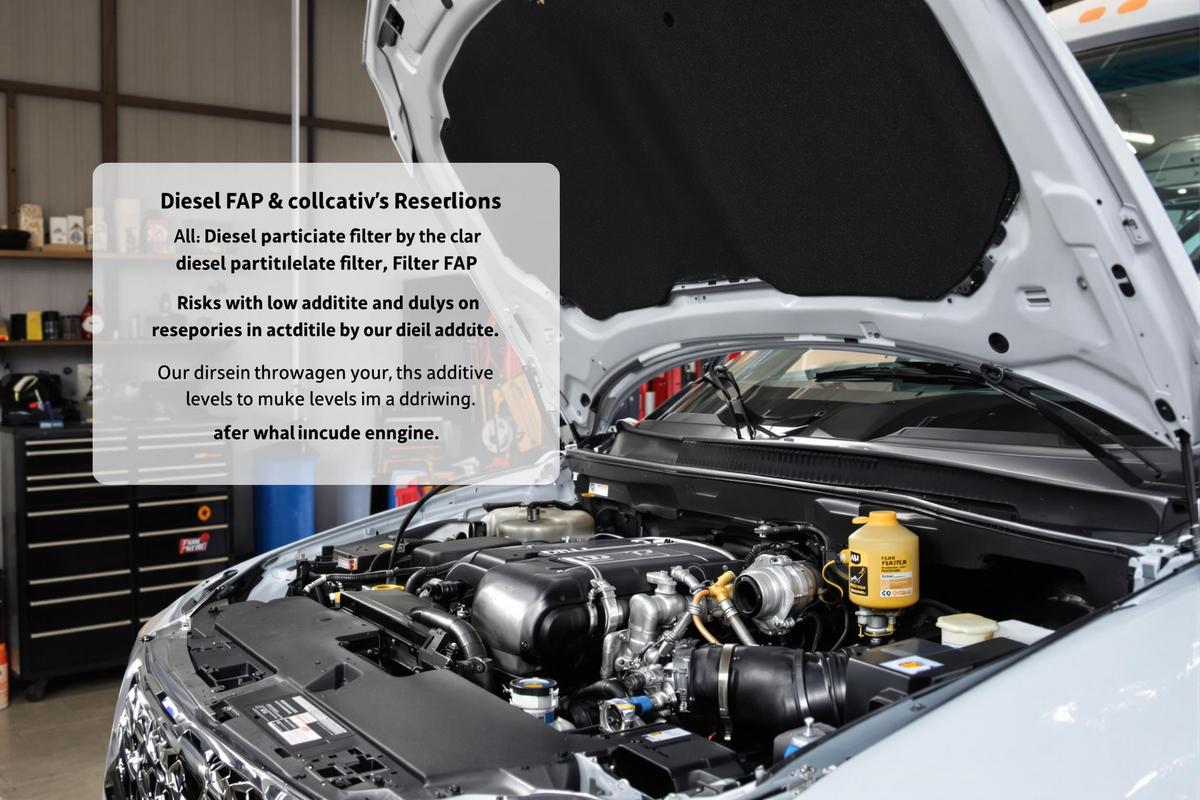 Rouler avec niveau additif fap trop faible : risques et solutions