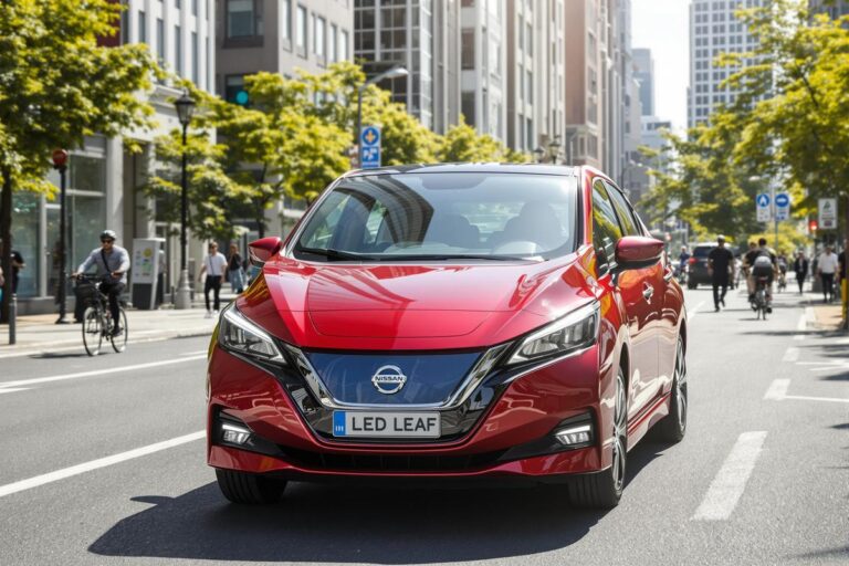 La nouvelle Nissan LEAF déjà surprise sur la route