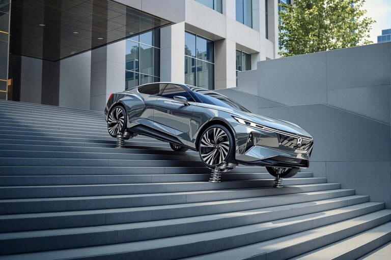 Une berline qui monte des escaliers, c'est inutile donc indispensable