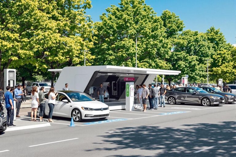 Cette station électrique mobile peut recharger jusqu'à 20 voitures électriques par jour