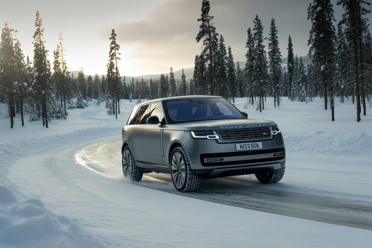 Le Range Rover électrique capable d'affronter la neige ? Les premiers essais en disent long