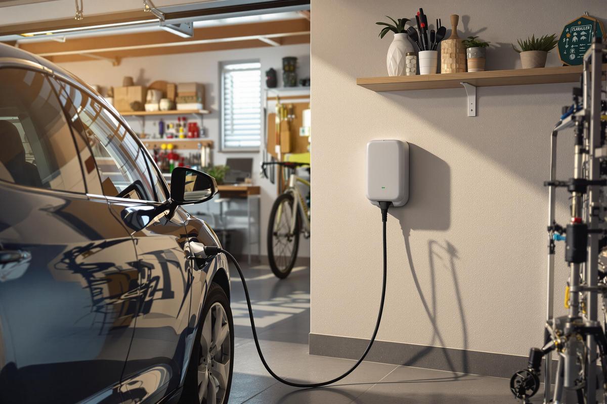 Recharge d'une voiture électrique à domicile : jusqu’à 30 % d’électricité perdue sur une prise classique !