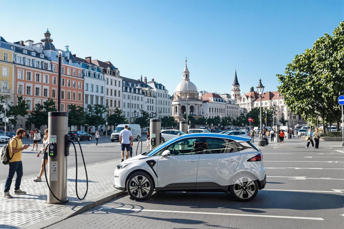 Voiture électrique en Europe : la France fait figure d'exception
