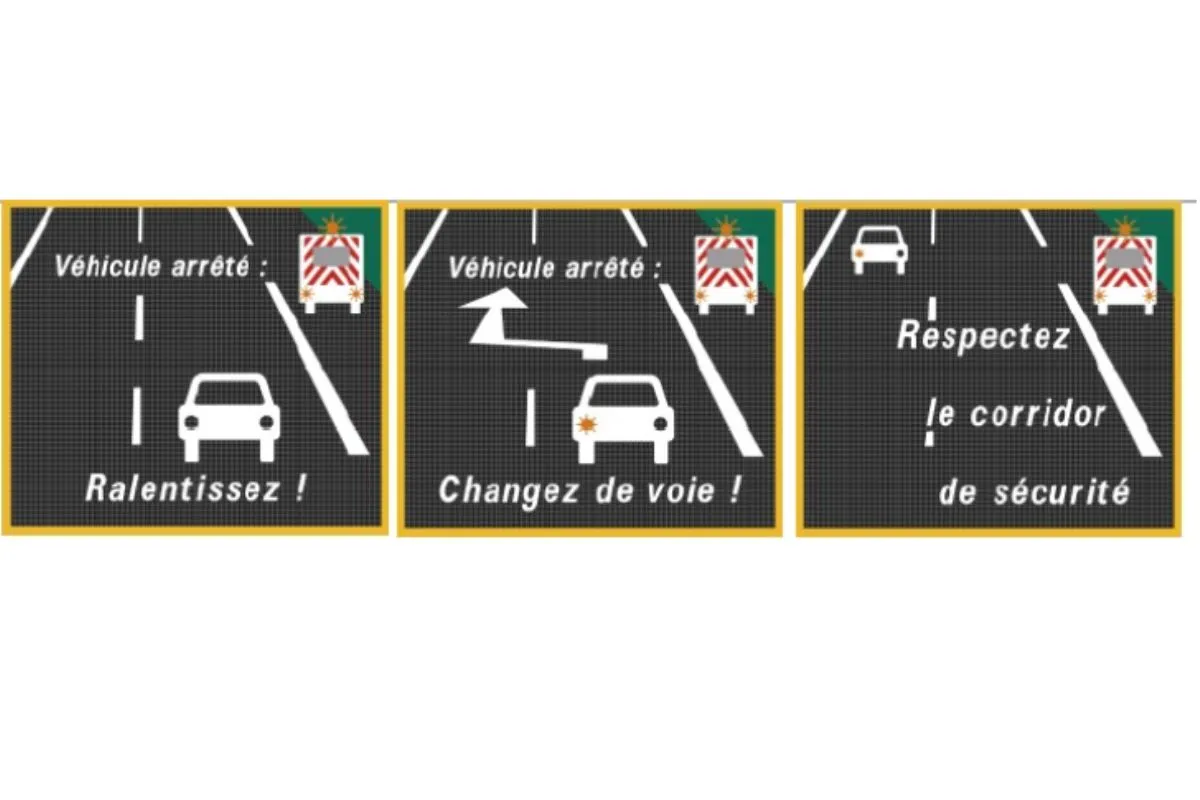 Nouveau panneau “corridor de sécurité”