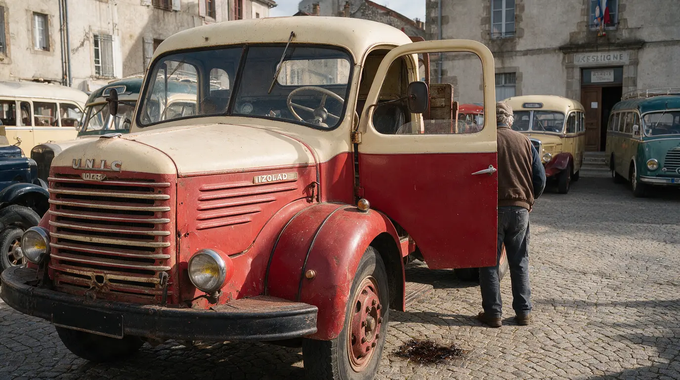Haute-Loire : cet ancien routier organise un rassemblement de véhicules anciens pour honorer les « mangeurs de bitumes »