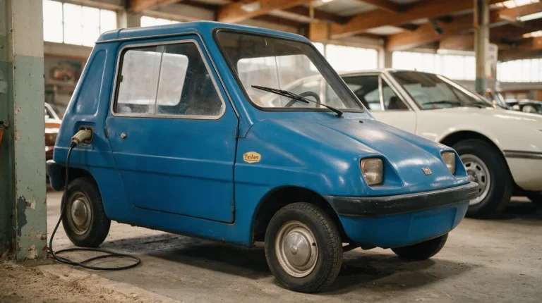 « Elle fonctionne encore, il suffit de recharger les batteries » : il chine des voitures d&rsquo;exception et tombe sur une Teilhol électrique de 1972