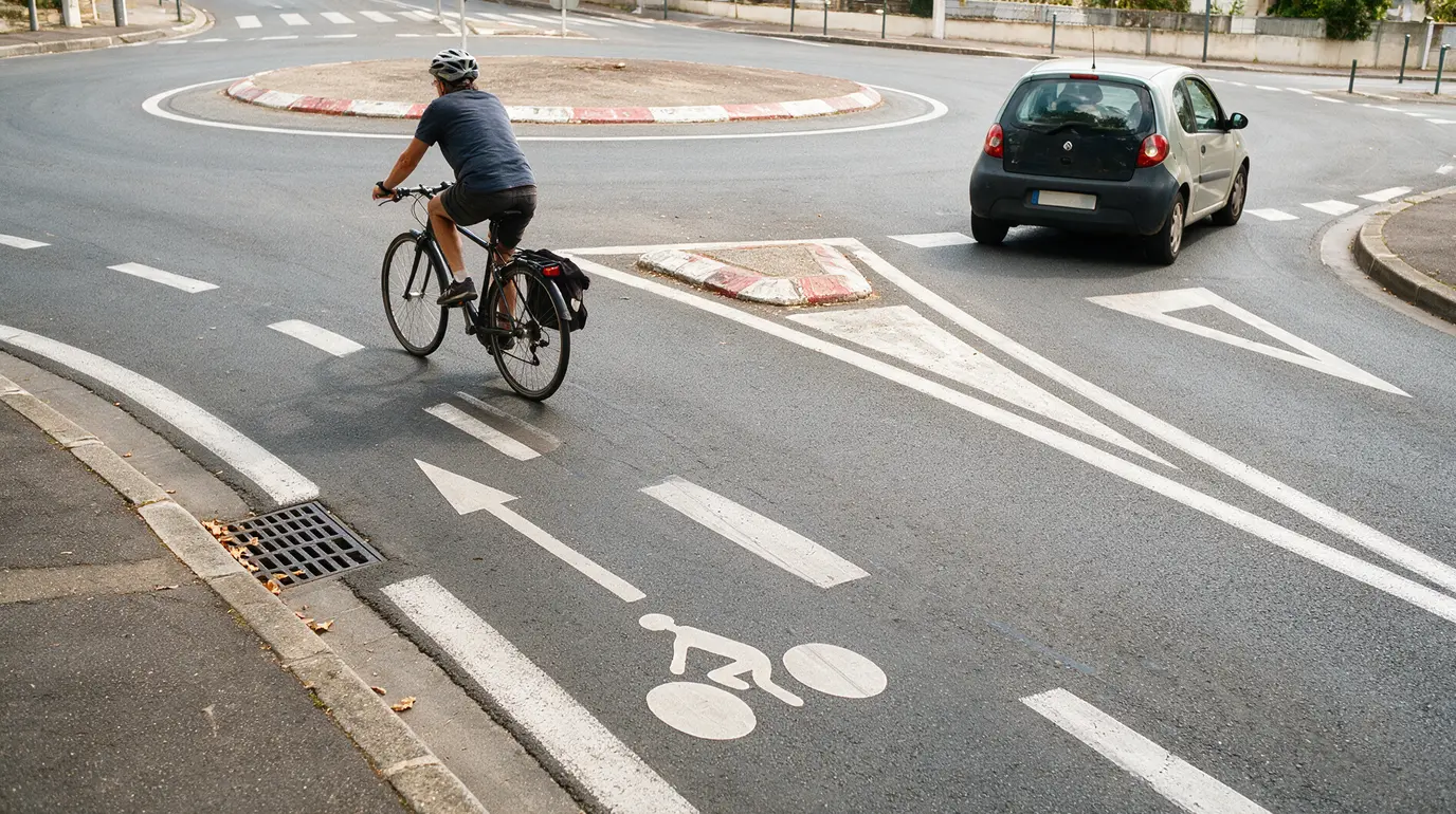 Rond-point : qui a vraiment la priorité entre vélos et voitures ? La règle que beaucoup ignorent