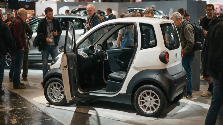 Mondial de l&rsquo;Auto : le quadricycle électrique alsacien Ipop crée la surprise face aux grandes marques