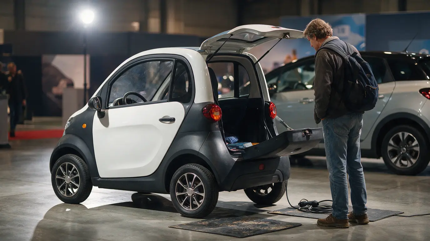 Mondial de l’auto : ces mini-véhicules électriques ultra-compacts qui veulent convaincre les conducteurs réticents